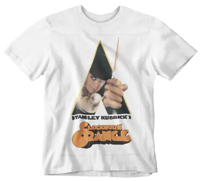 Buy  Clockwork Orange T-shirt Movie Film Retro 70s Funny White Unisex Tee  • 6.99£