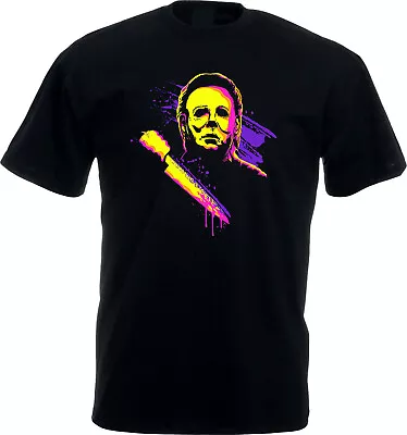 Buy Micheal Myers Halloween T-shirt,Halloween Horror Movie Tee,Unisex Adults Tee Top • 13.99£