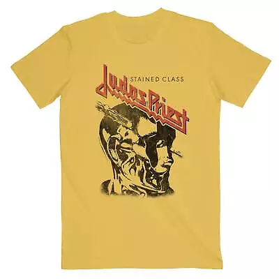 Buy Judas Priest Stained Class Vintage Head Yellow T-Shirt NEW OFFICIAL • 16.39£