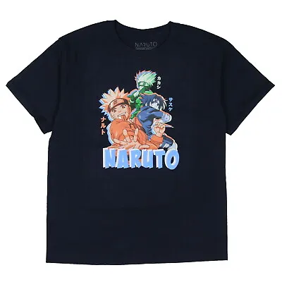Buy Naruto Shippuden Boys' Anime Sasuke Kakashi Raised Print Kids T-Shirt Tee • 9.44£