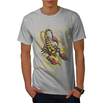 Buy Wellcoda Scorpion Art Wild Mens T-shirt, Insect Graphic Design Printed Tee • 17.99£