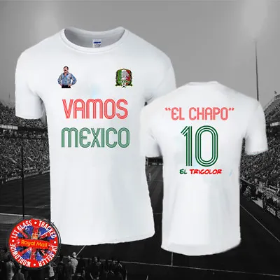Buy El Chapo Vamos Mexico T-shirt, Soccer, Football, Narcos, World Cup, Gift, Unisex • 12.95£