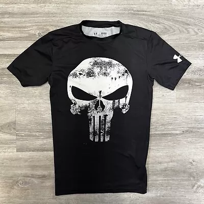 Buy Under Armour HeatGear The Punisher Marvel Size M Compression Shirt Men’s • 75£