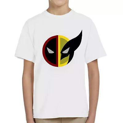 Buy Deadpool VS Wolverine Adult Kids T-Shirt Funny Movie Hero Mad Engine Tshirt • 7.99£