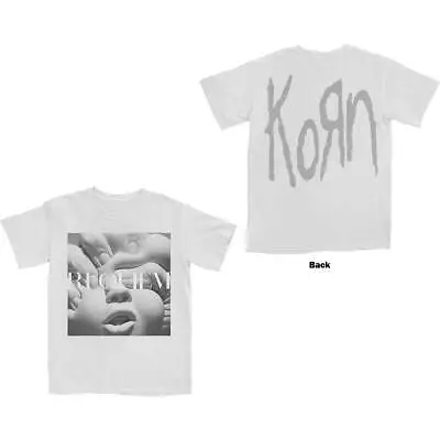 Buy KORN   Unisex T- Shirt - Requiem Album Cover  - White  Cotton  • 16.99£