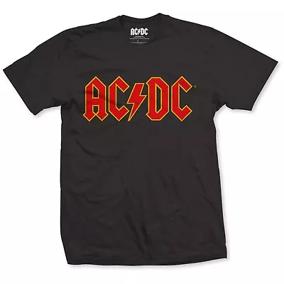 Buy AC/DC UNISEX T-SHIRT: LOGO 100% Original NEW 2XL Only • 16.99£