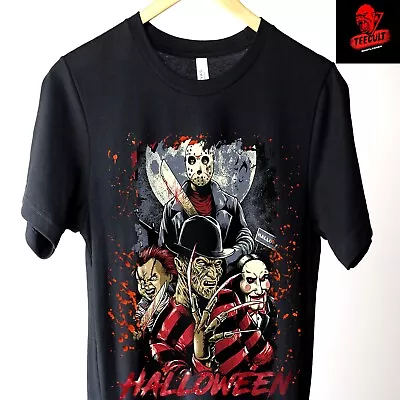 Buy Jason Voorhees Michael Myers Halloween Horror Movie Unisex T-Shirt S–3XL 🎃 • 23.60£