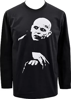 Buy Mens Long Sleeve Top Nosferatu Vampire Classic B-movie Horror Cult Gothic S-5xl • 22.95£