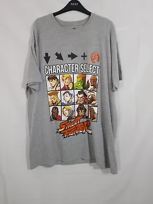 Buy Mens XXL Street Fighter Graphic Tshirt Arcade Gaming Fighting Character Roster • 13.95£