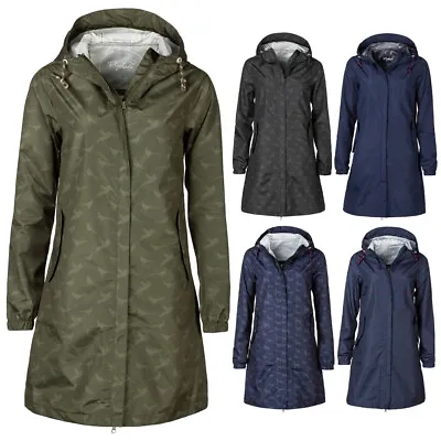 Buy Ladies 3/4 Length Waterproof Jacket Women's Lightweight Long Rain Coat 5 Colours • 37.99£