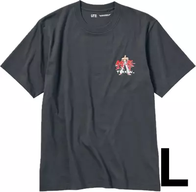 Buy Fighting Game Legends TEKKEN UNIQLO UT T-shirt DARK GRAY Size L New Unused • 36.13£