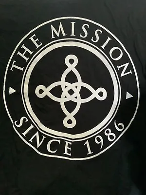 Buy The Mission New Black T-shirt Size Large • 19.99£