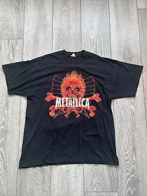 Buy Vintage Metallica Rebel Pushead T-Shirt Top Size XL Screen Stars Single Stitch • 22£