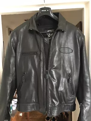 Buy Mens FURYGAN Outlast BLACK Leather Jacket L RP £350 24  P2P Zip Liner A1 Exc Con • 105£