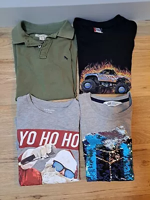 Buy Boy's T-shirt Bundle 8-10 Hot Wheels, Christmas, Sequence, Polo • 1.99£