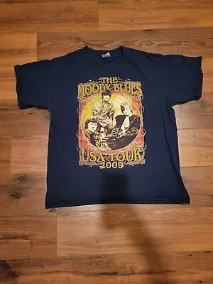 Buy The Moody Blues 2009 USA Tour T Shirt Men's Size L • 23.62£