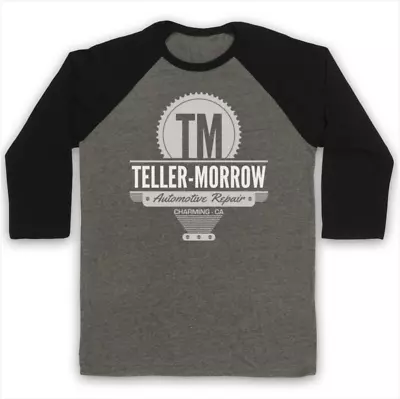 Buy Anarchy Samcro Unofficial Teller Morrow Sons Of Logo 3/4 Sleeve Baseball Tee • 23.99£