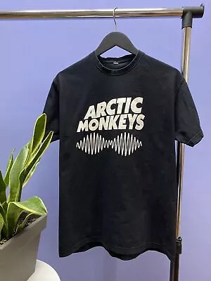 Buy Arctic Monkeys Logo Band T Shirt Size M Crewneck Black Men Medium • 68.75£