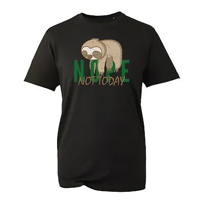 Buy Nope Not Today T-Shirt, Funny Lazy Sloth Sleep Animal Slogan Unisex Top • 8.99£