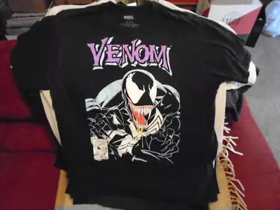 Buy RARE Venom SHIRT Large Marvel Comic Book Villain Spider-Man Carnage Eddie Brock  • 14.47£