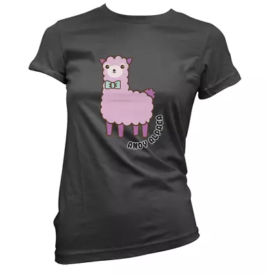 Buy Andy Alpaca Womens T-Shirt (Pick Colour And Size) Gift Present Nature Cute Funny • 19.94£