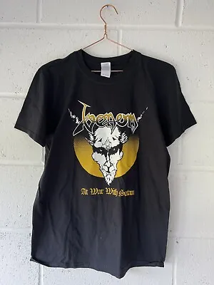 Buy VENOM At War With Satan Thrash Black Metal Band T-shirt Size M • 12£