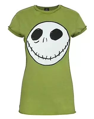 Buy Disney The Nightmare Before Christmas Green Short Sleeved T-Shirt (Womens) • 14.99£