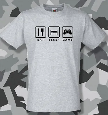 Buy Eat Sleep Game Xbox Version T-Shirt Mens Gamer Birthday Gift Claytons • 10.99£