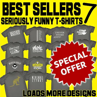 Buy Funny Mens T-Shirts Novelty T Shirts Joke T-shirt Clothing Tshirt Tee Shirt 7 • 8.95£