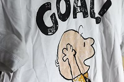 Buy Snoopy Charlie Brown GOAL! Peanuts By Schulz S.Oliver T-Shirt UK XL Tshirt • 44.47£