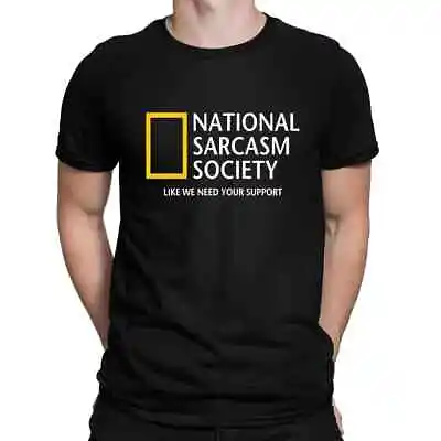 Buy Funny T-Shirt National Sarcasm Society Geographic Parody Mens Womens Unisex Uk15 • 9.49£