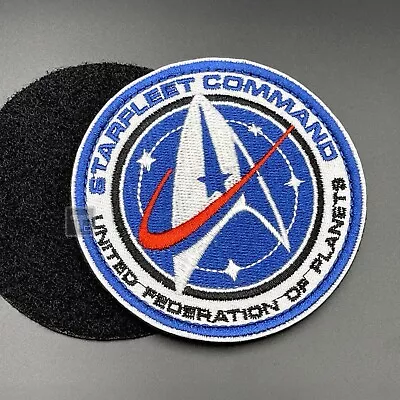 Buy Starfleet Command Patch Hook & Loop Star Trek Airsoft Morale Crest Emblem Badge • 4.49£