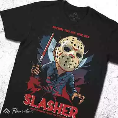 Buy Slasher Jason T-Shirt Horror Evil Friday 13Th Camp Crystal Lake Haloween E127 • 9.99£