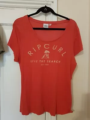 Buy Ripcurl Cotton TShirt Size 14 Bust 40  / 102 Cm • 2£