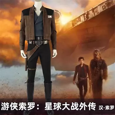 Buy Handmade Solo A Star Wars Story Han Solo Halloween Cosplay Costume Men's Outfit • 103.78£