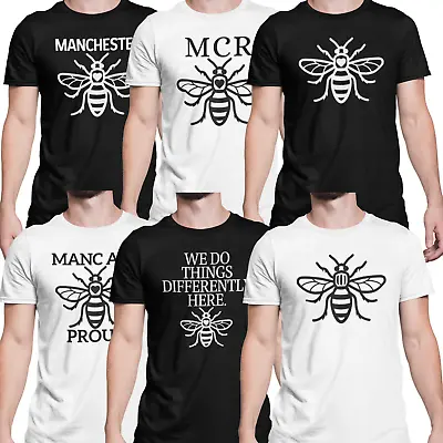 Buy Manchester Bee T Shirts / MCR / Manc And Proud / Manchester Clothing Bee Designs • 9.95£