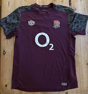 Buy Squad Issue England Rugby Training T-shirt - Large - Umbro • 13.50£