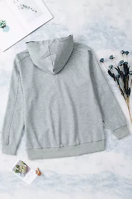 Buy  Lace-up Grey Casual Hoodie For Women • 43£