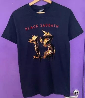 Buy Black Sabbath T Shirt Rock Metal Band Merch 13 Tee Ozzy Osbourne Size Small • 14.30£