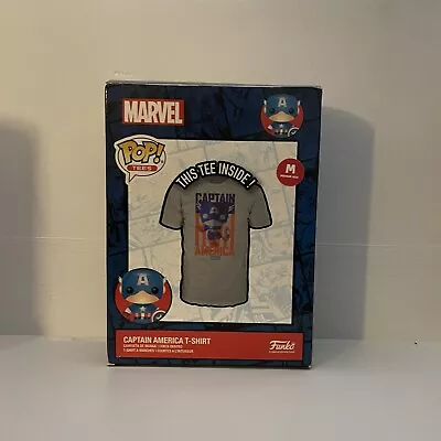 Buy Captain America T-Shirt Pop! Tee Marvel  • 5£