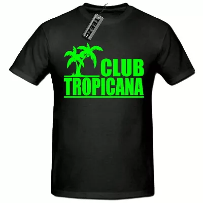 Buy Club Tropicana 80's T-Shirt,(green Logo) Men's Ladies Tee Shirt Fancy Dress 80's • 7.99£