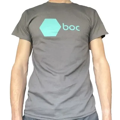 Buy Boards Of Canada Turquoise Hexagon Charcoal T-Shirt Warp Records (Small) • 10£