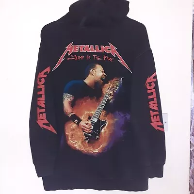 Buy Vintage Metallica XL Hoodie Rock Tees Y2K Jump In The Fire 47inch Chest  • 44.99£