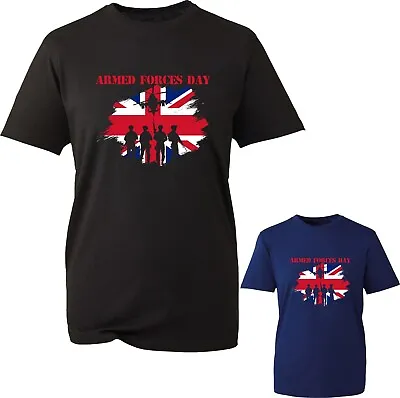 Buy Armed Forces Day T-Shirt Lest We Forget UK Army National Remembrance Unisex Tee • 9.99£