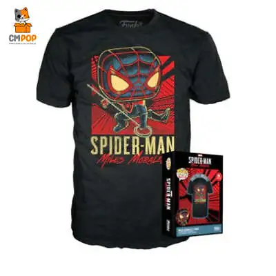 Buy Spider-man Miles Morales - Marvel - Funko Boxed Tee • 11.99£