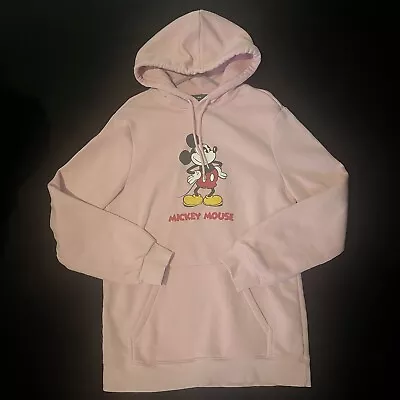 Buy Ladies Pink H&M Disney Mickey Mouse Hoodie Size S • 5£