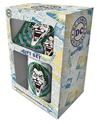 Buy Joker Batman Mug HaHaHa Coaster Key Chain Ring Gift Set DC Comics Official Merch • 14.99£