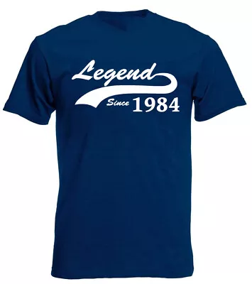 Buy Legend 1984 T-Shirt, Mens 40th Birthday Gifts Presents, Gift Ideas For Men Dad • 8.99£