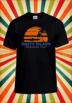 Buy Amity Island Shark Jaw Movie Cool Men Women Unisex Baseball T Shirt Top 2941 • 9.99£