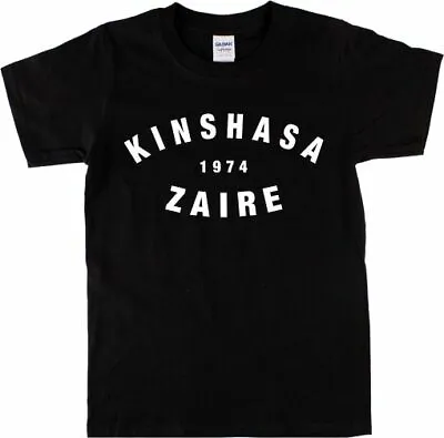 Buy Kinshasa Zaire 1974 T-Shirt - Retro, Boxing, 70's, Also In White  • 18.99£